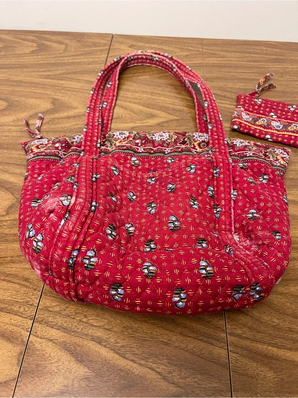 Quilted Purse with Matching Coin Purse Set